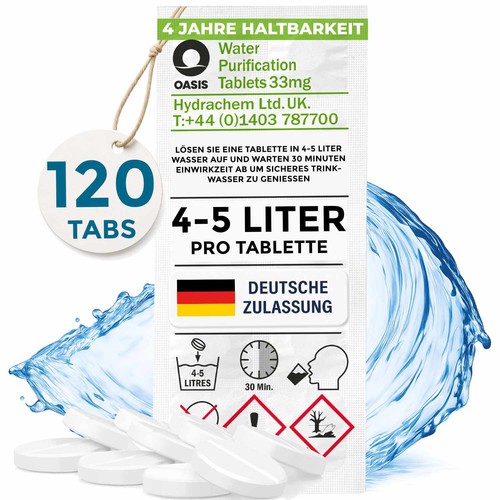 120 trinkwasser tabletten - trinkwasser,