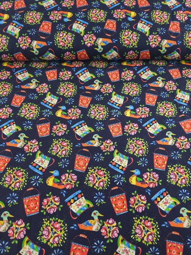 Indigo bohemian floral waters - indigo,